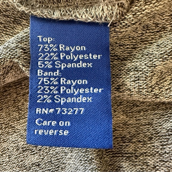 Apt. 9 Cozy Soft Sweater Top Gray Women Size Small Relax Fit Lightweight Buttons - Picture 8 of 10